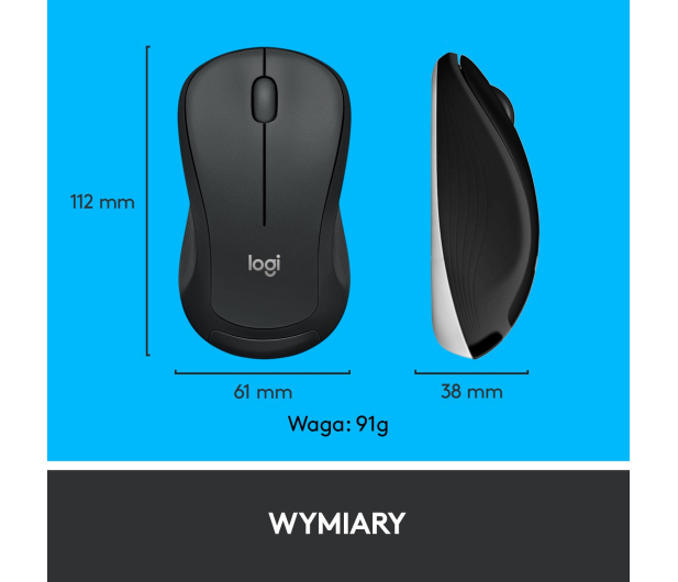 LOGITECH MK540 Zestaw bezprzewodowej klawiatury i myszy US 920-008685 - 411565 - zdjęcie 14